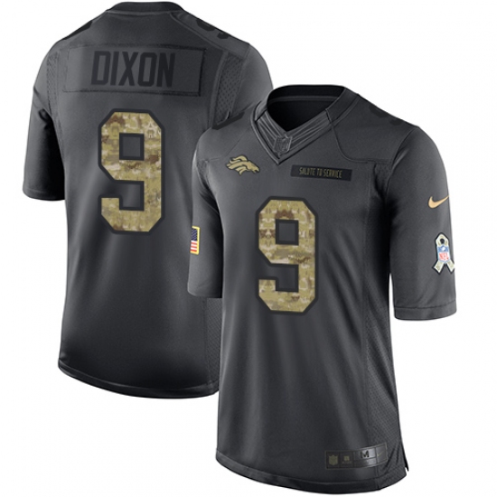 Youth Nike Denver Broncos #9 Riley Dixon Limited Black 2016 Salute to Service NFL Jersey - Ujersey