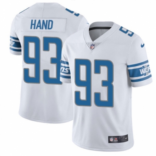 Youth Nike Detroit Lions #93 Da'Shawn Hand White Vapor Untouchable Elite Player NFL Jersey - Ujersey