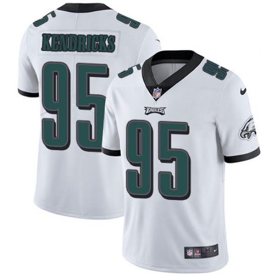 Men's Nike Philadelphia Eagles #95 Mychal Kendricks White Vapor Untouchable Limited Player NFL Jersey