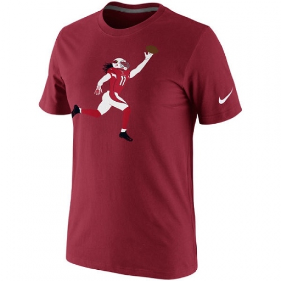 NFL Larry Fitzgerald Arizona Cardinals Nike Silhouette T-Shirt Cardinal - Ujersey