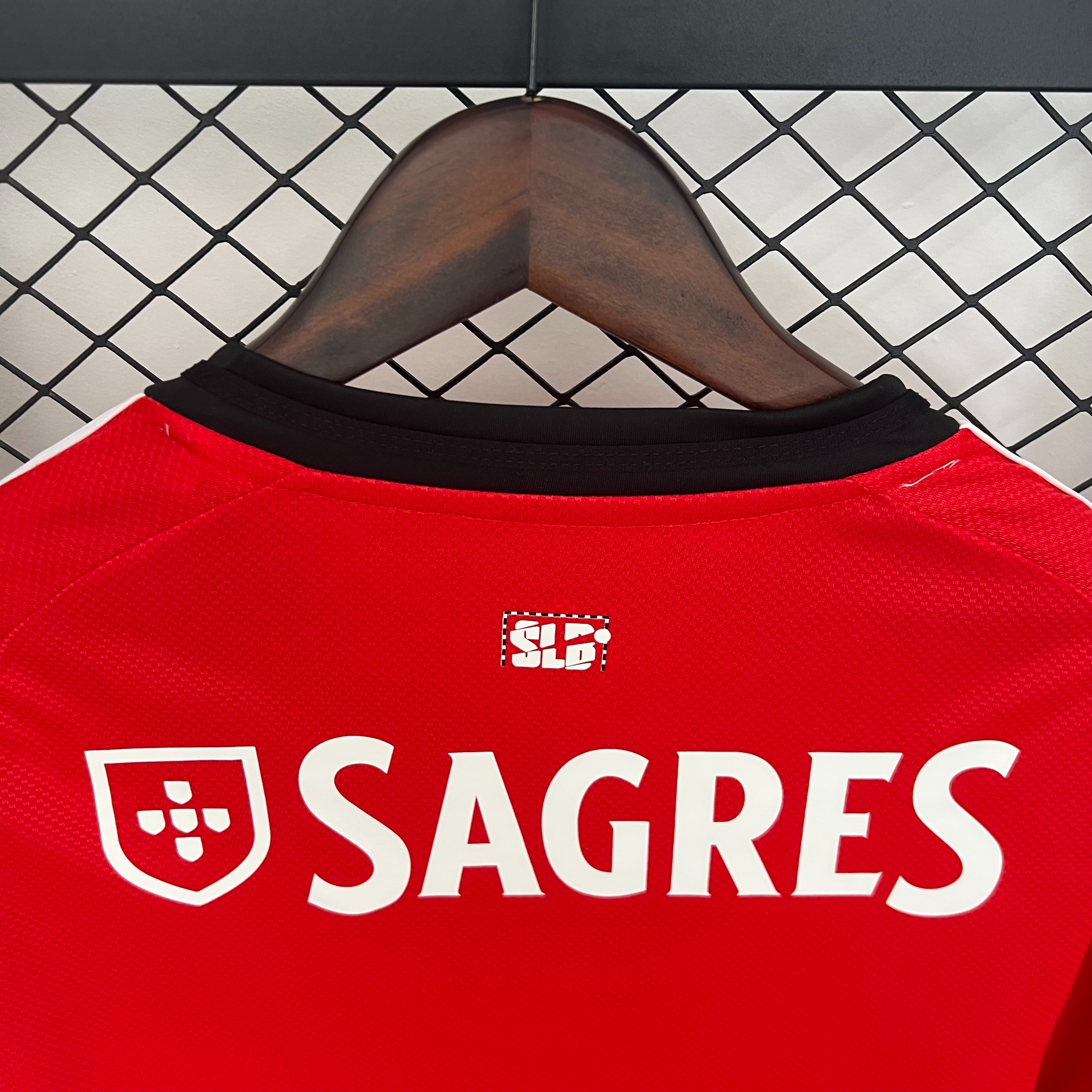 Benfica Soccer Jersey Home Long Sleeve Custom Shirt 2025/26 - ujerseystore