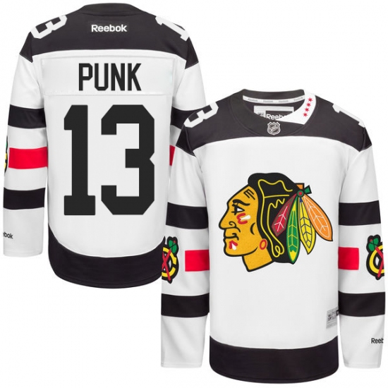 Youth Reebok Chicago Blackhawks #13 CM Punk Authentic White 2016 Stadium Series NHL Jersey - Ujersey