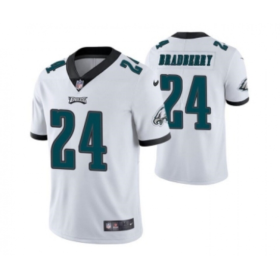 Men's Philadelphia Eagles #24 James Bradberry White Vapor Untouchable Limited Stitched Jersey - Ujersey