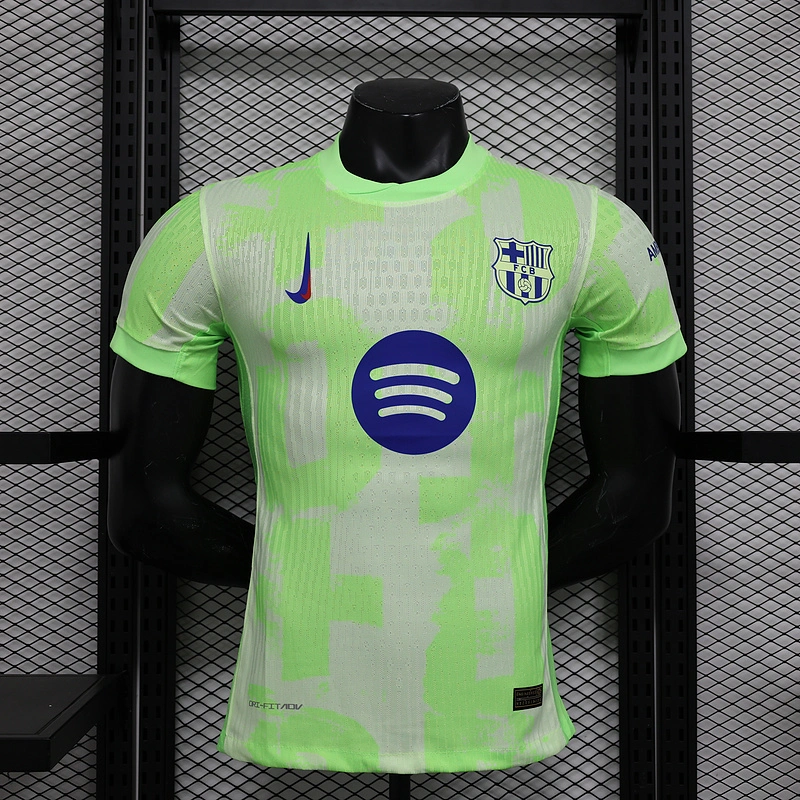 Soccer Jersey Barcelona Third Away Shirt 2024/25 Spotify Logo Without Text - Ujersey NHL