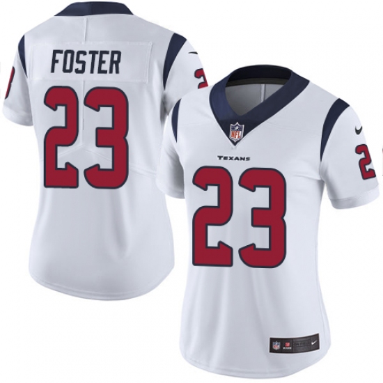Women's Nike Houston Texans #23 Arian Foster Limited White Vapor Untouchable NFL Jersey - Ujersey