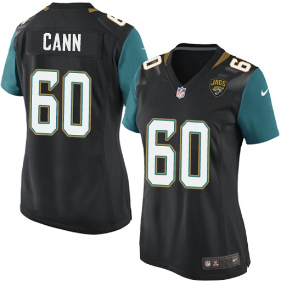 Women's Nike Jacksonville Jaguars #60 A. J. Cann Game Black Alternate NFL Jersey - Ujersey