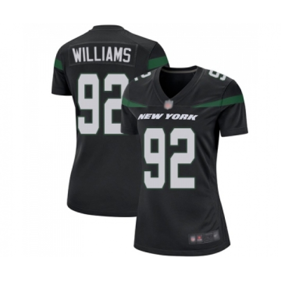 Women's New York Jets #92 Leonard Williams Game Black Alternate Football Jersey - Ujersey
