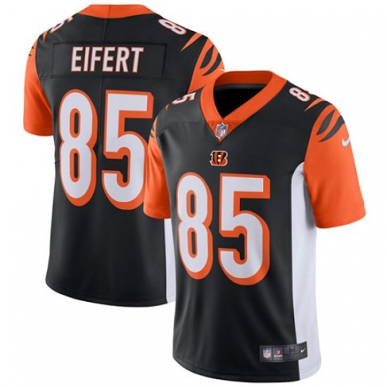Men's Nike Cincinnati Bengals #85 Tyler Eifert Vapor Untouchable Limited Black Team Color NFL Jersey - Ujersey