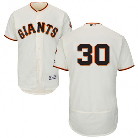 Men's Majestic San Francisco Giants #30 Orlando Cepeda Cream Home Flex Base Authentic Collection MLB Jersey - Ujersey