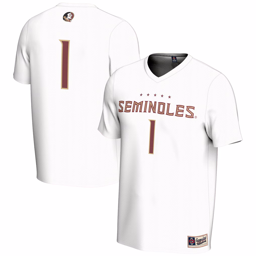 Youth GameDay Greats White Florida State Seminoles 2025 NCAA Women's Soccer National Champions Lightweight Commemorative Fashion Jersey