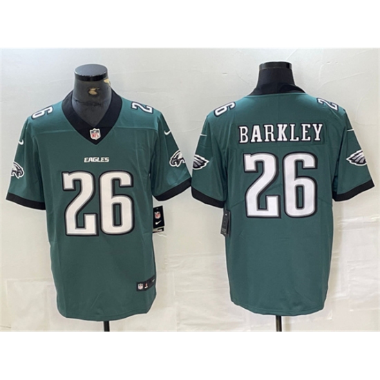 Men's Philadelphia Eagles #26 Saquon Barkley Green 2024 New Vapor Untouchable Limited Football Stitched Jersey - Ujersey