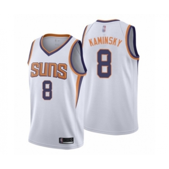Women's Phoenix Suns #8 Frank Kaminsky Swingman White Basketball Jersey - Association Edition - Ujersey
