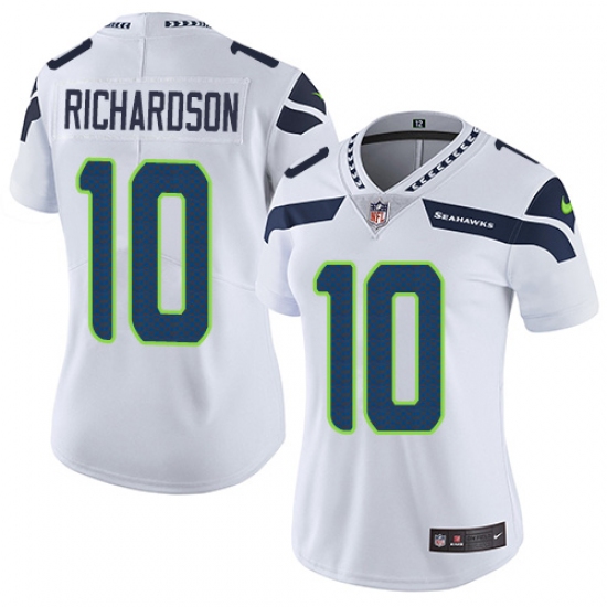 Women's Nike Seattle Seahawks #10 Paul Richardson White Vapor Untouchable Limited Player NFL Jersey - Ujersey