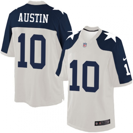Men's Nike Dallas Cowboys #10 Tavon Austin Limited White Throwback Alternate NFL Jersey - Ujersey
