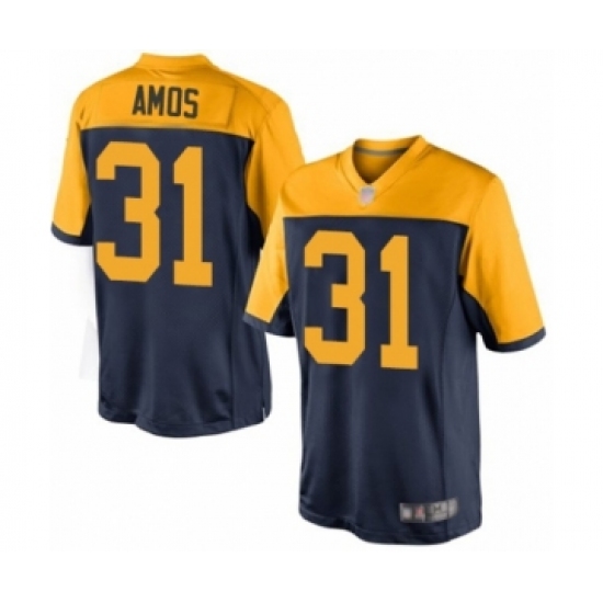 Men's Green Bay Packers #31 Adrian Amos Limited Navy Blue Alternate Football Jersey - Ujersey
