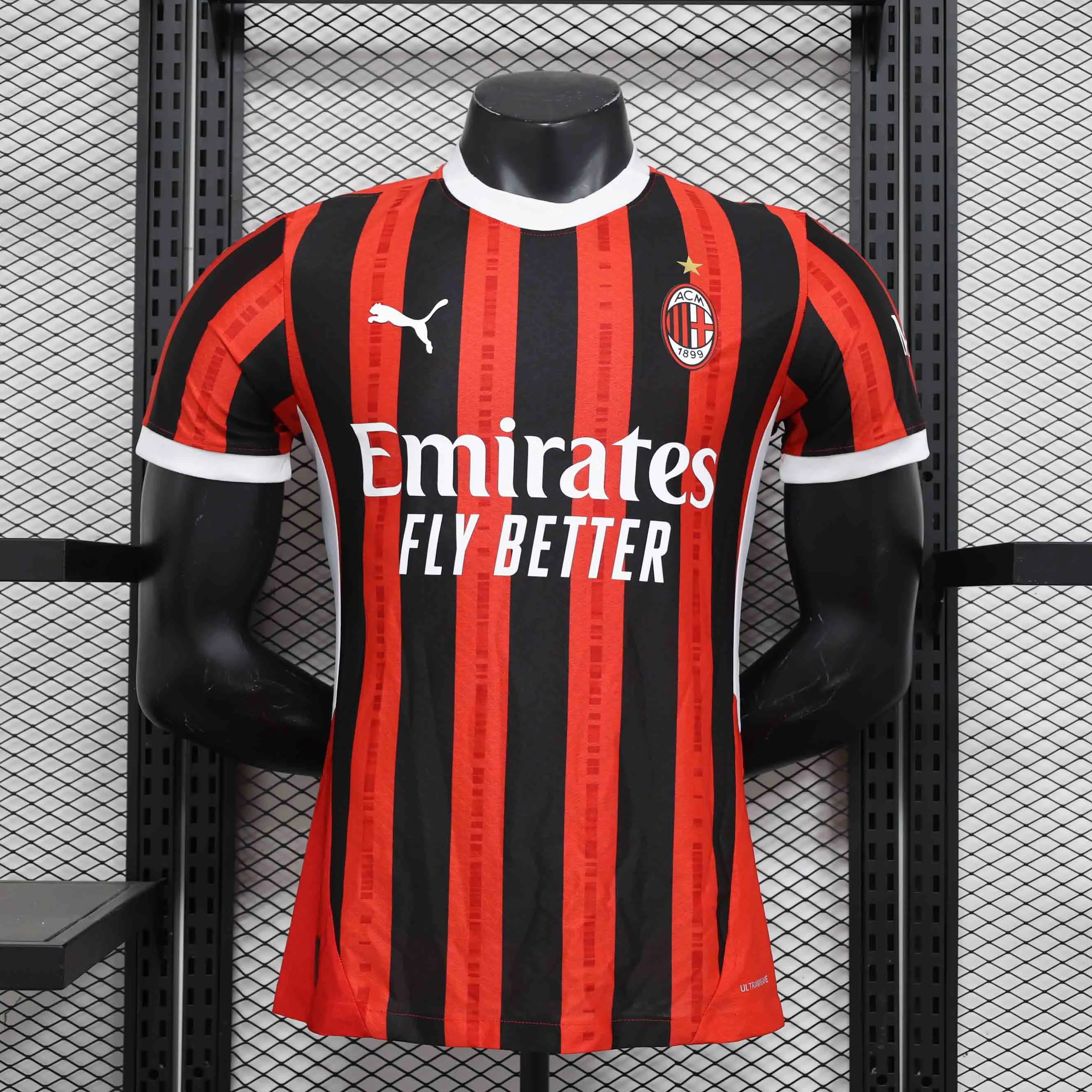 AC Milan Soccer Jersey Home Shirt 2024/25 - Ujersey NHL