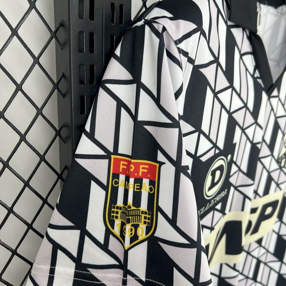 Santos FC Retro Soccer Jersey Away Custom Shirt 1990-91 - ujerseystore