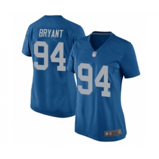 Women's Detroit Lions #94 Austin Bryant Game Blue Alternate Football Jersey - Ujersey
