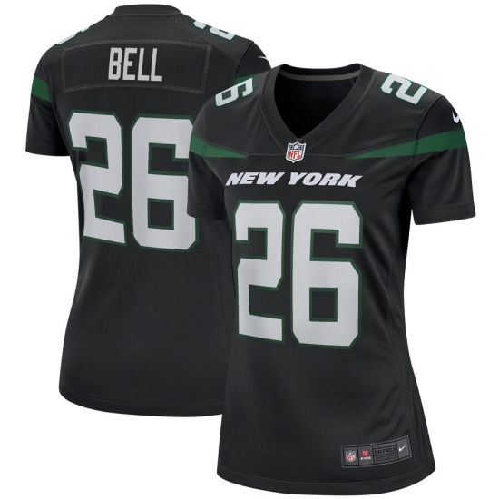 Womens New York Jets  #26 Le Veon Bell Nike  Game Jersey – Black - Ujersey