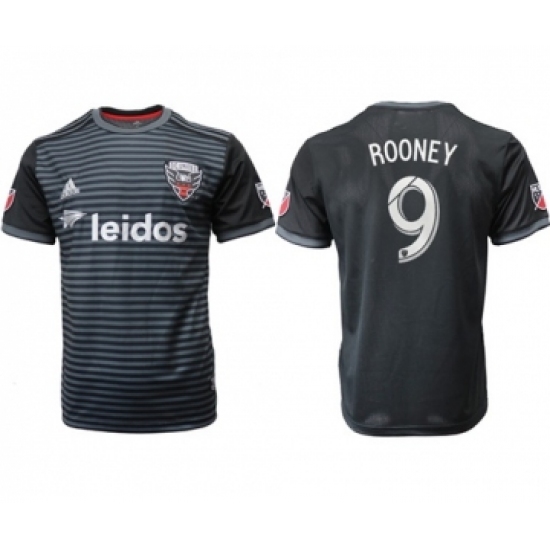 D.C. United #9 Rooney Home Soccer Club Jersey - Ujersey