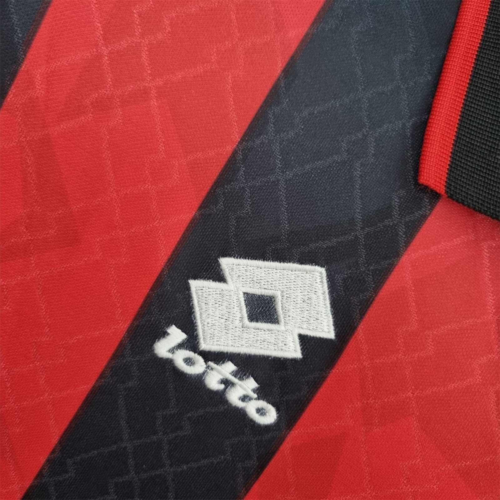 Maldini #3 AC Milan Retro Soccer Jersey Home Shirt 1995/96