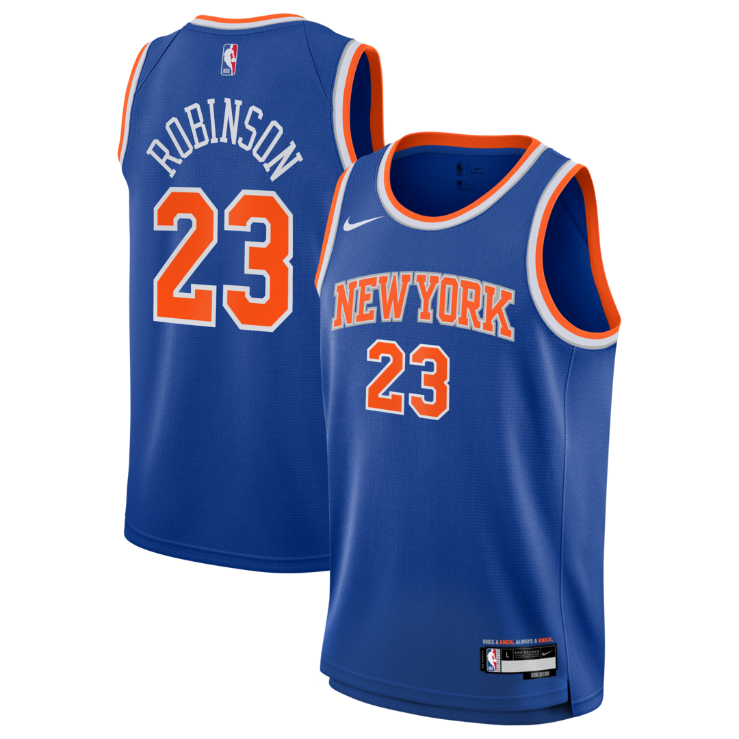 Youth New York Knicks Mitchell Robinson Nike Blue Swingman Jersey - Icon Edition - U-jersey