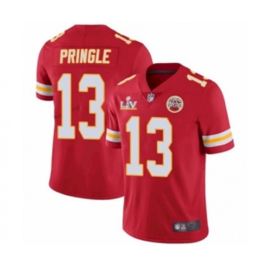 Women's  Kansas City Chiefs #13 Byron Pringle Red 2021 Super Bowl LV Jersey - Ujersey