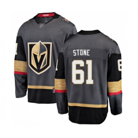 Men's Vegas Golden Knights #61 Mark Stone Authentic Black Home Fanatics Branded Breakaway Hockey Jersey - Ujersey