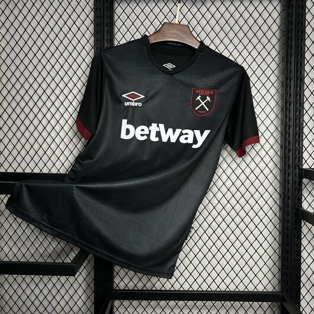 West Ham United Football Jersey Away Custom Shirt 2024/25 - Ujersey NHL