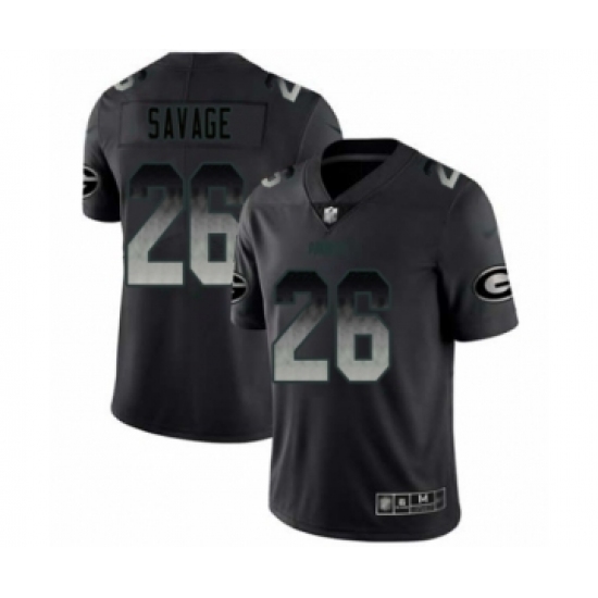 Men's Green Bay Packers #26 Darnell Savage Jr. Limited Black Smoke Fashion Limited Football Jersey - Ujersey