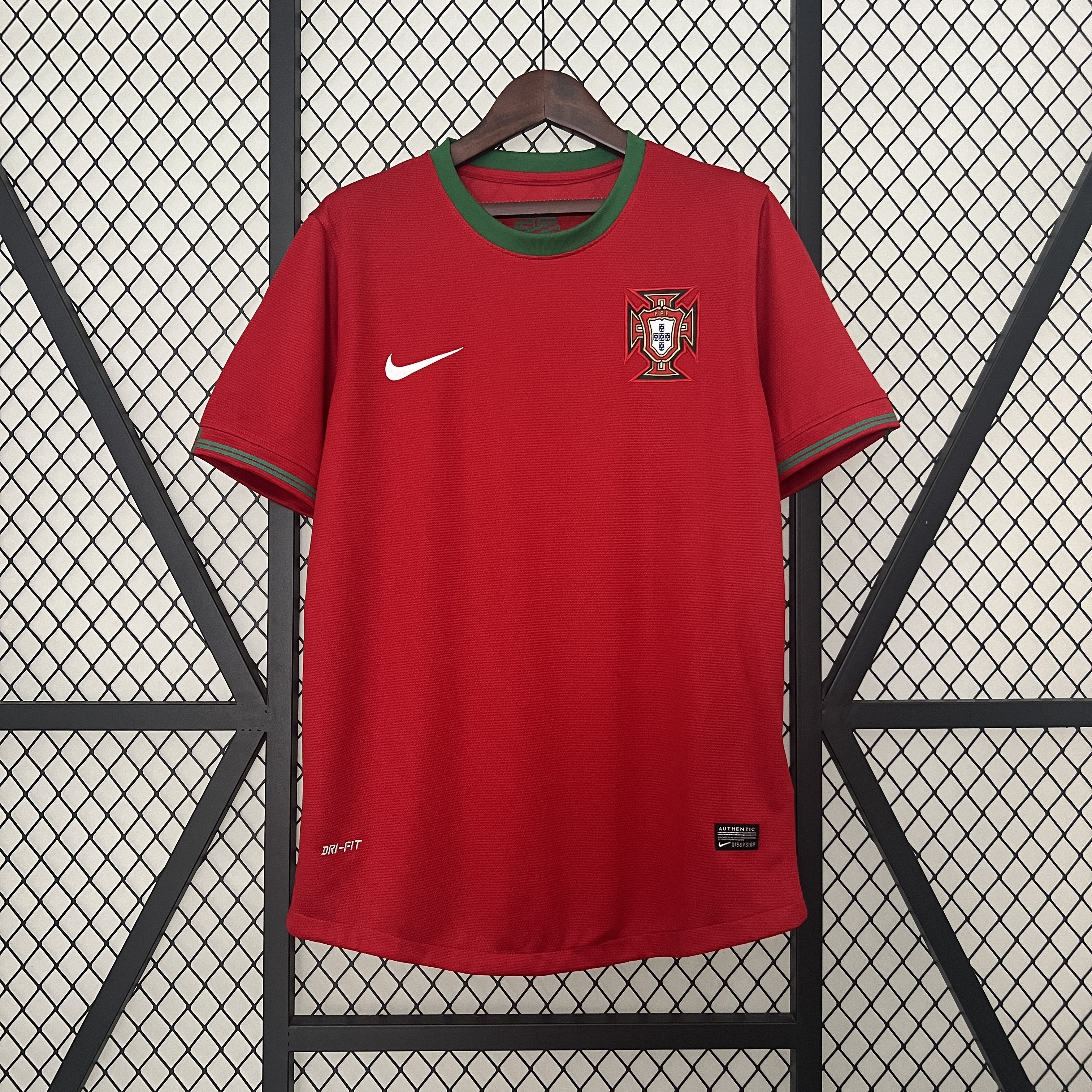 Portugal Retro Soccer Jersey Home Custom Shirt 2012 - Ujersey