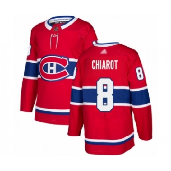 Youth Montreal Canadiens #8 Ben Chiarot Premier Red Home Hockey Jersey - Ujersey