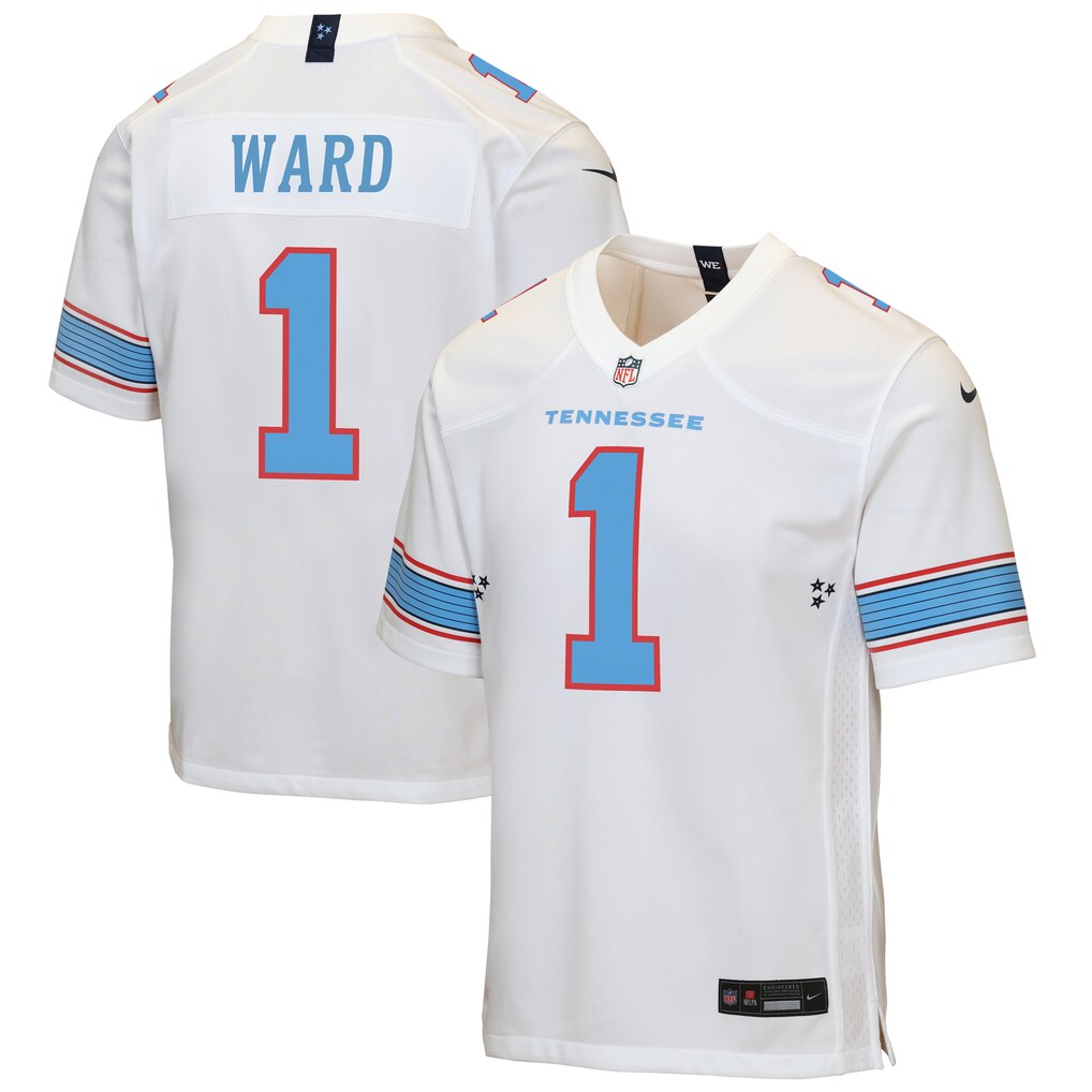 Youth Tennessee Titans Cameron Ward Nike White Game Jersey - Ujersey