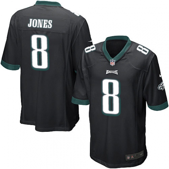 Men's Nike Philadelphia Eagles #8 Donnie Jones Game Black Alternate NFL Jersey - Ujersey