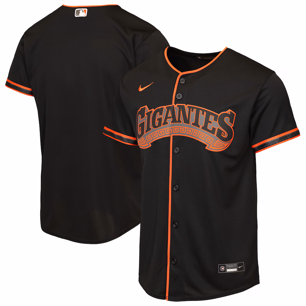 Youth San Francisco Giants Nike Black Alternate Replica Jersey - Vujersey Los Angeles Rams