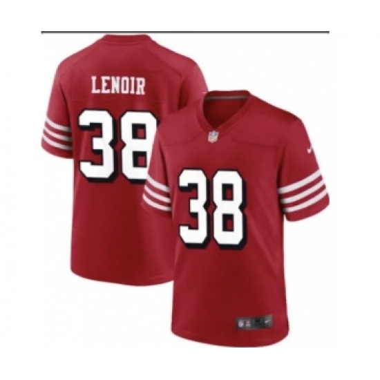 Men's San Francisco 49ers #38 Deommodore Lenoir Red Vapor Untouchable Limited Stitched Football Jersey - Ujersey