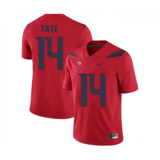 Arizona Wildcats 14 Khalil Tate Red College Football Jersey - Ujersey