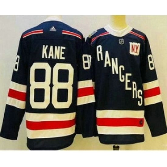 Men's New York Rangers #88 Patrick Kane Navy 2018 Winter Classic Authentic Jersey - Ujersey