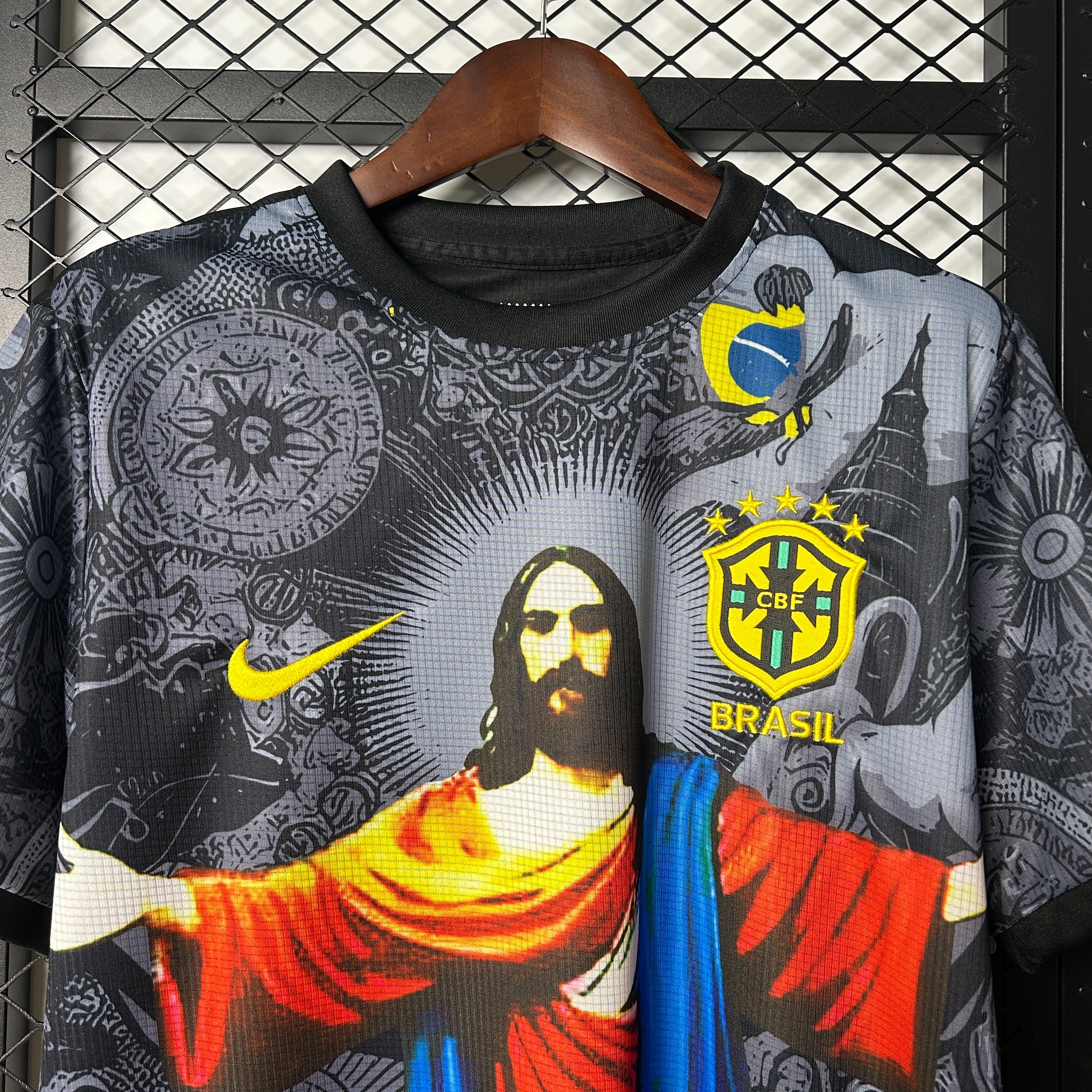 Brazil Soccer Jersey Jesus Special Edition Custom Shirt 2025 - Ujersey Shop