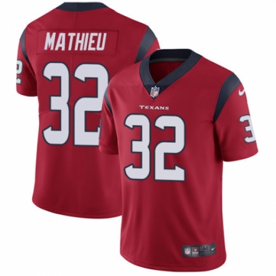 Youth Nike Houston Texans #32 Tyrann Mathieu Red Alternate Vapor Untouchable Elite Player NFL Jersey - Ujersey