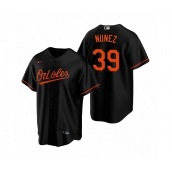 Men's Baltimore Orioles #39 Renato Nunez Nike Black Replica Alternate Jersey - Ujersey