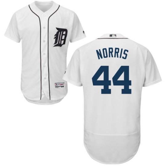 Men's Majestic Detroit Tigers #44 Daniel Norris White Home Flex Base Authentic Collection MLB Jersey - Ujersey