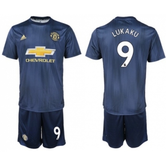 Manchester United #9 Lukaku Third Soccer Club Jersey