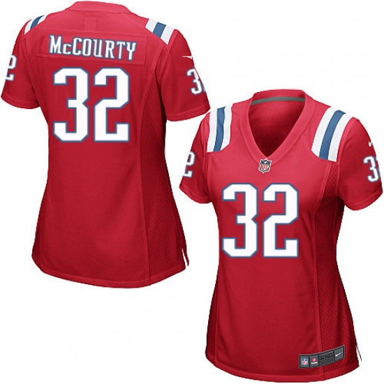 Women's Nike New England Patriots #32 Devin McCourty Game Red Alternate NFL Jersey - Ujersey