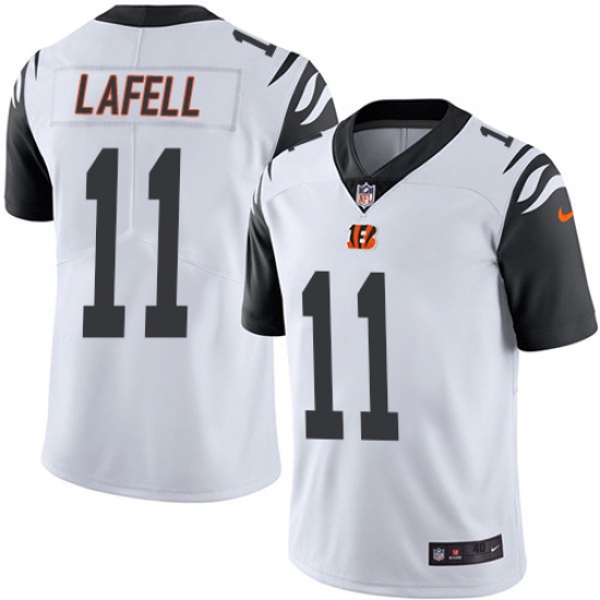 Men's Nike Cincinnati Bengals #11 Brandon LaFell Elite White Rush Vapor Untouchable NFL Jersey - Ujersey