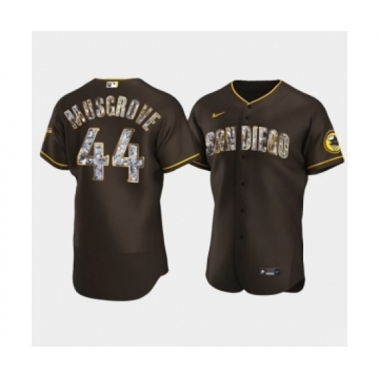 Men's San Diego Padres #44 Joe Musgrove Diamond Edition Brown Jersey - Ujersey