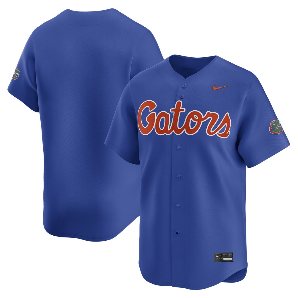 Men's Nike Royal Florida Gators Baseball Limited Jersey - Ujersey