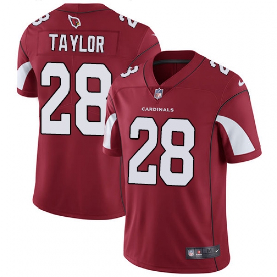 Men's Nike Arizona Cardinals #28 Jamar Taylor Red Team Color Vapor Untouchable Limited Player NFL Jersey - Ujersey