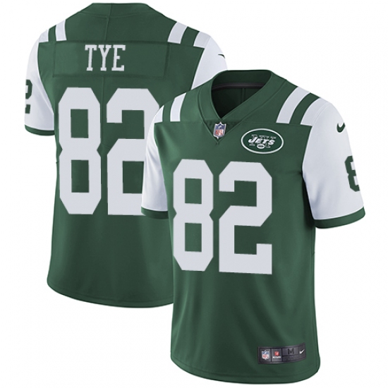 Youth Nike New York Jets #82 Will Tye Green Team Color Vapor Untouchable Limited Player NFL Jersey - Ujersey