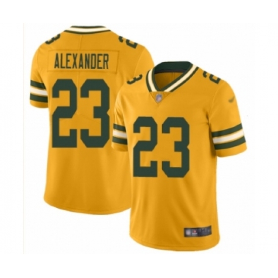 Women's Green Bay Packers #23 Jaire Alexander Limited Gold Inverted Legend Football Jersey - Ujersey
